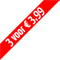 3 voor € 3,99