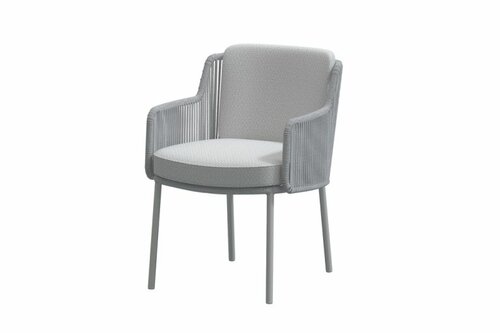 4SO Bernini dining frozen + Taste 4SO Prado teak tafel 160 Ø cm - afbeelding 3