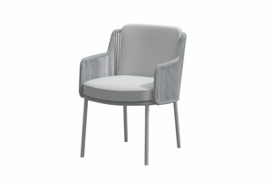 4SO Bernini dining frozen + Taste 4SO Prado teak tafel 160 Ø cm - afbeelding 3
