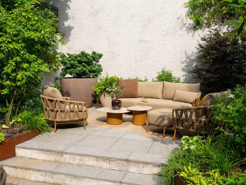 4 Seasons Outdoor Biarritz loungeset – 3‑zits bank + 2 lounge stoelen + Sofie salontafels - afbeelding 2