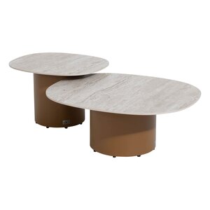 4 Seasons Outdoor Biarritz loungeset – 3‑zits bank + 2 lounge stoelen + Sofie salontafels - afbeelding 7