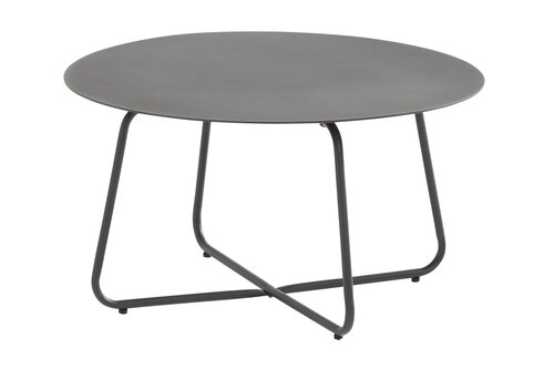 4SO Dali koffietafel rond 73 cm. H 40 antraciet