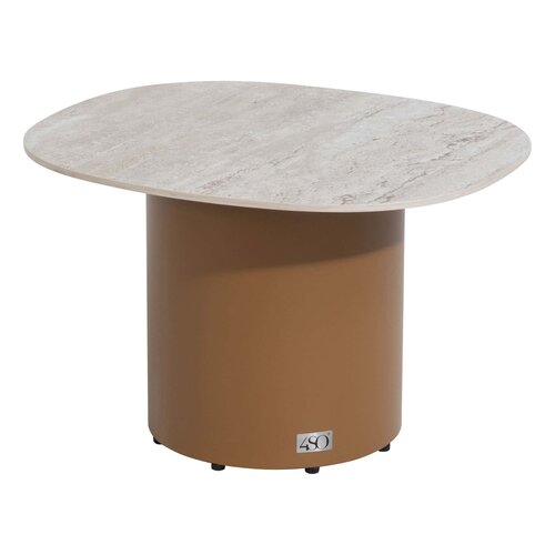 4 Seasons Outdoor Sofie salontafel keramisch travertin 50 x 60 cm (H 35) - afbeelding 1