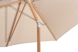 4SO Azzurro 300 cm. Ø zand met houtlook frame - afbeelding 7