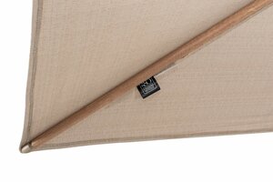 4SO Azzurro 300 cm. Ø zand met houtlook frame - afbeelding 8
