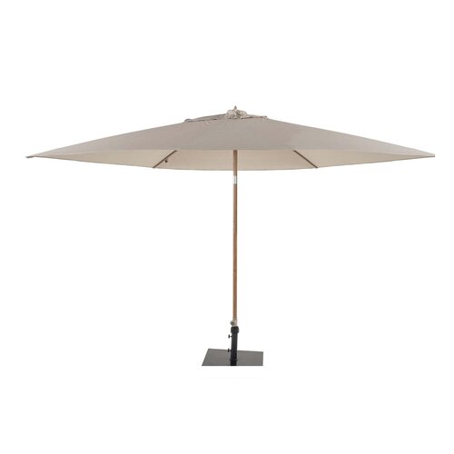 4SO Azzurro 300 cm. Ø zand met houtlook frame - afbeelding 1