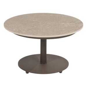 4SO Boaz salontafel met keramisch tafelblad, centrale poot terre 60 cm. Ø (H 35) - afbeelding 1