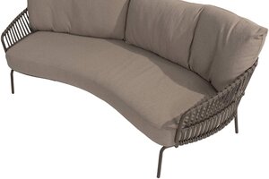 4SO Capalbio organische 3-zits lounge bank incl. 3 kussens - afbeelding 7