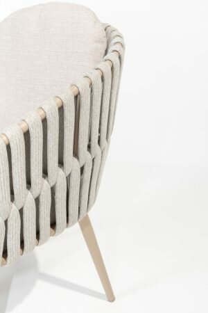 4SO Eva dining 6x + Manolo tafel 240x103cm LATTE - afbeelding 9