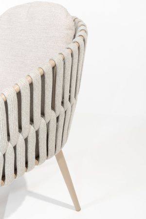 4SO Eva dining 6x + Manolo tafel 240x103cm LATTE - afbeelding 9
