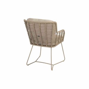 4SO Fabrice dining stoel latte incl. 2 kussens - afbeelding 4