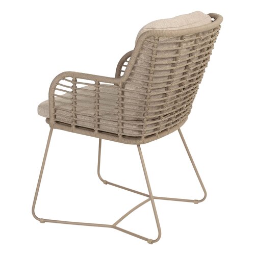 4SO Fabrice diningstoel LATTE 6x + Prado tafel 240x105cm keramiek LATTE - afbeelding 5