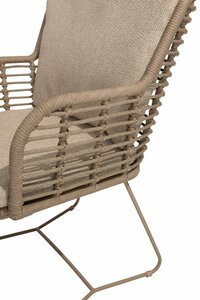4SO Fabrice diningstoel LATTE 6x + Prado tafel 240x105cm keramiek LATTE - afbeelding 9