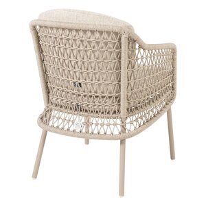 4SO Puccini dining 6x + Prado tafel 240x105cm keramiek LATTE - afbeelding 4