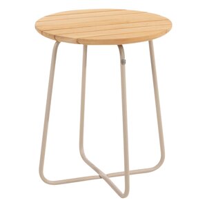 4SO Verdi bijzettafel teak 45 cm. Ø (H 55) latte - afbeelding 1