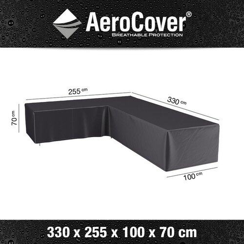 AeroCover beschermhoes loungeset hoekset links 330x255x100xH70 - afbeelding 2