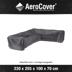 AeroCover beschermhoes loungeset hoekset rechts 330x255x100xH70 - afbeelding 1