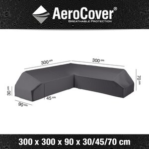 AeroCover beschermhoes Loungeset platformhoes 300x300x90xH30/45/70 - afbeelding 3