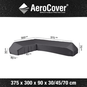 AeroCover beschermhoes Loungeset platformhoes links 375x300x90xH30/45/70 - afbeelding 2