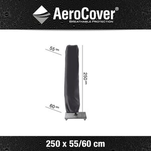 AeroCover beschermhoes Zweefparasolhoes H250x55/60 - afbeelding 2