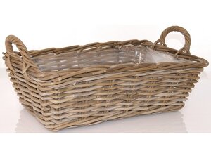 Van der Leeden Bak l42b27h14cm antiek grijs