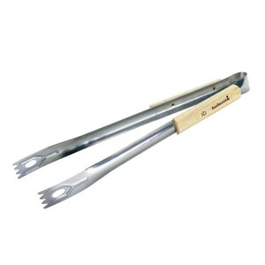 Barbecook tang uit rvs en rubberhout 40cm FSC 100% sgsch-coc-041337