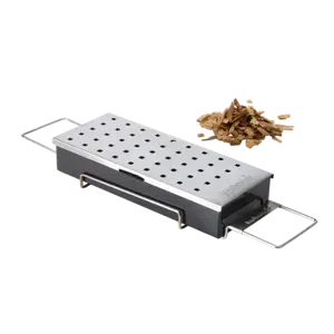 Barbecook universele smoker box voor rookchips 23.2x9.5x4cm