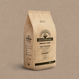 Best Charcoal Birch & Oak - FSC - Restaurant Quality -10KG - afbeelding 2