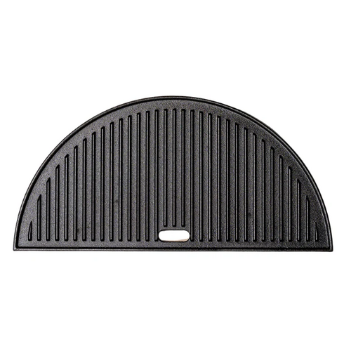 Best Charcoal Half Moon Cast Iron - Griddle - Large