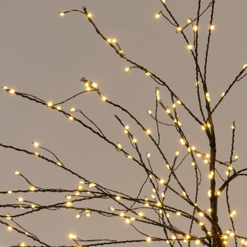Boom 1500 LED flash klassiek warm wit IP44 trafo hoogte 180 cm zwart – timer en dimmer - afbeelding 4