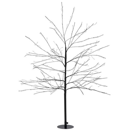 Boom 600 LED flash klassiek warm wit IP44 trafo hoogte 120 cm zwart- – timer en dimmer - afbeelding 2
