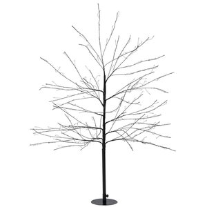 Boom 600 LED flash klassiek warm wit IP44 trafo hoogte 120 cm zwart- – timer en dimmer - afbeelding 2