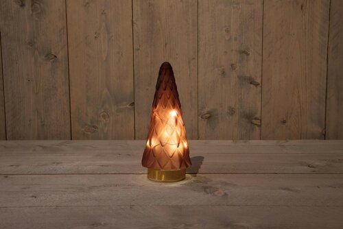 Boom glas bordeaux/gd h24.5cm bo