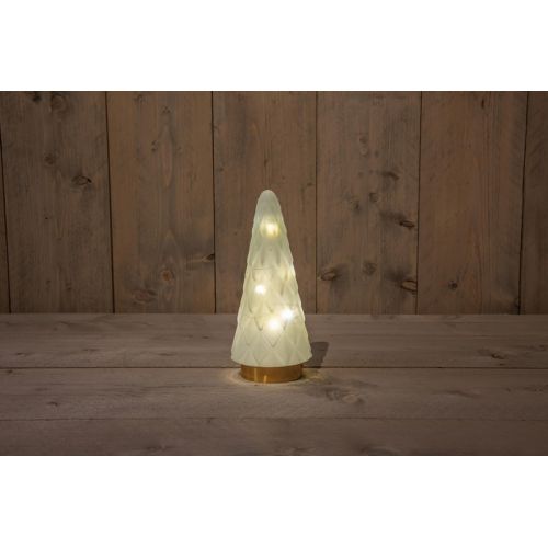 Boom glas matwit/gd h24.5cm bo