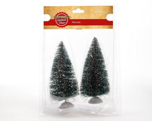 Lumineo christmas villages Boom polyresin  dennengroen L6.50-W6.50- - afbeelding 1