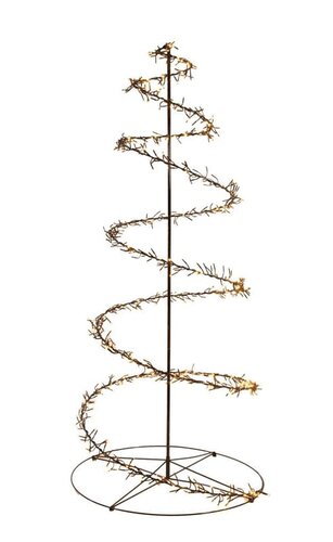 Boom swirl cluster 684 LED IP44 trafo met timer en dimmer hoogte 1.6 m klassiek warm wit