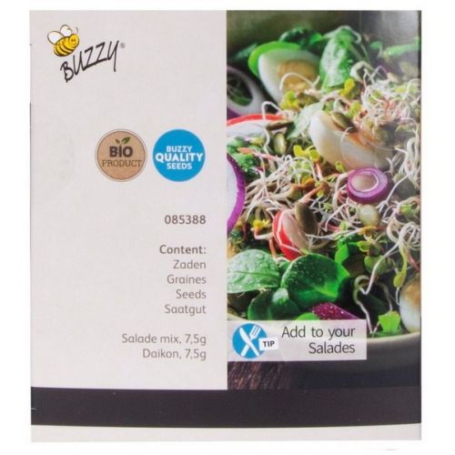 Buzzy® Bio Duo Spruitgroente potten met schaal (6) - afbeelding 2