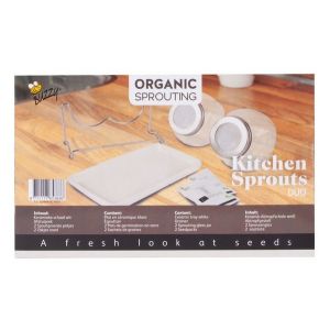 Buzzy® Bio Duo Spruitgroente potten met schaal (6) - afbeelding 7