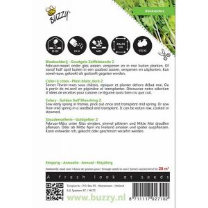 Buzzy® Bleekselderij Goudgele Zelfblekende 2 - afbeelding 2