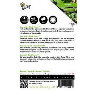 Buzzy® Courgette Klimmend Black Forest F1 - afbeelding 2