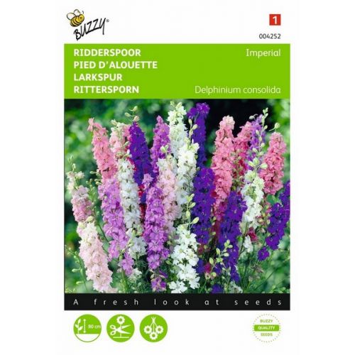 Buzzy® Delphinium, Ridderspoor Imperial gemengd - afbeelding 1