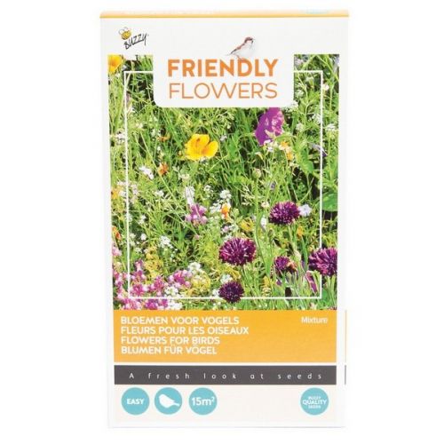 Buzzy® Friendly Flowers Vogels 15m² (16) - afbeelding 1