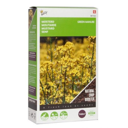 Buzzy® Groenbemester Gele Mosterd 140 Gram (8) - afbeelding 4