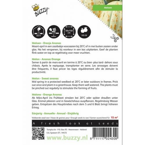 Buzzy® Meloen Oranje Ananas - afbeelding 3
