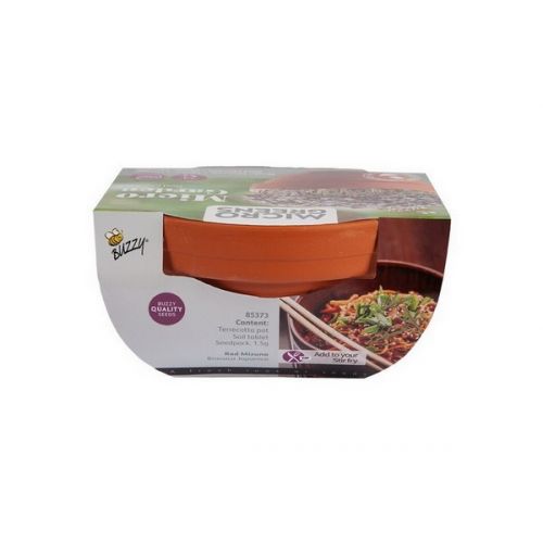 Buzzy® Microgreens Terra Schaaltje Rode Mizuna - afbeelding 6