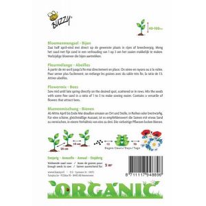 Buzzy® Organic Bloemenmengsel Bijen (BIO) - afbeelding 2