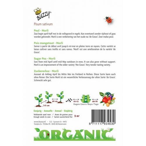 Buzzy® Organic Peulen Norli  (BIO) - afbeelding 2