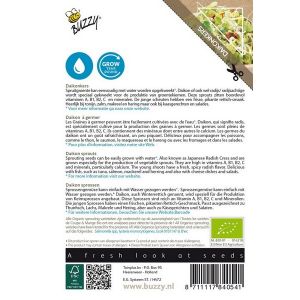 Buzzy® Organic Sprouting Daikonkers  (BIO) - afbeelding 2