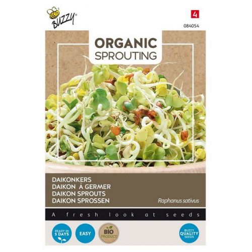 Buzzy® Organic Sprouting Daikonkers  (BIO) - afbeelding 1