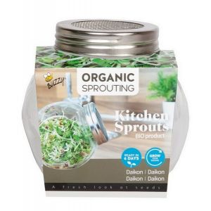 Buzzy® Organic Spruitgroente Daikon glazen pot (6) - afbeelding 2